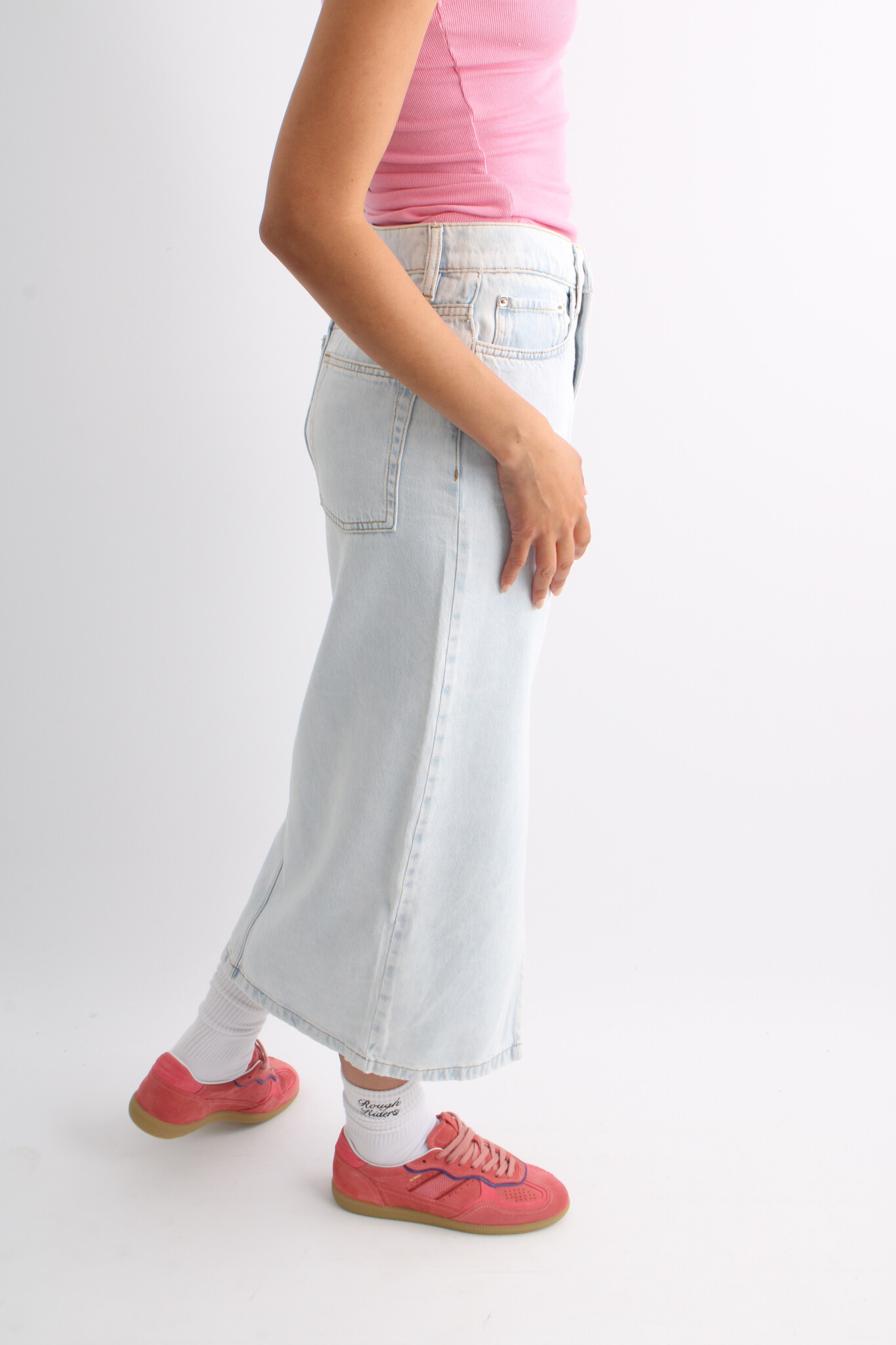 DAY Niki Soft Bleached Denim Skirt