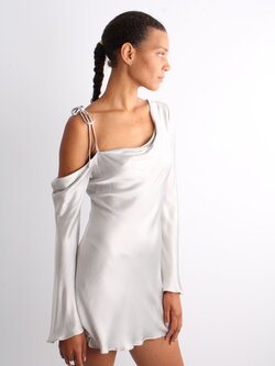 Shona Joy Sofia Asymmetrical Mini Dress