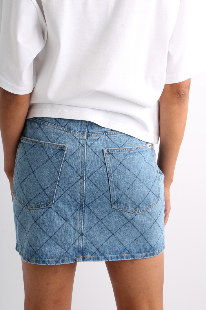 Obey Kallie Denim Skirt