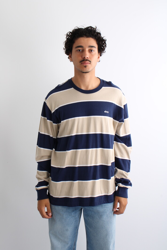 Obey Bryon Stripe Longsleeve