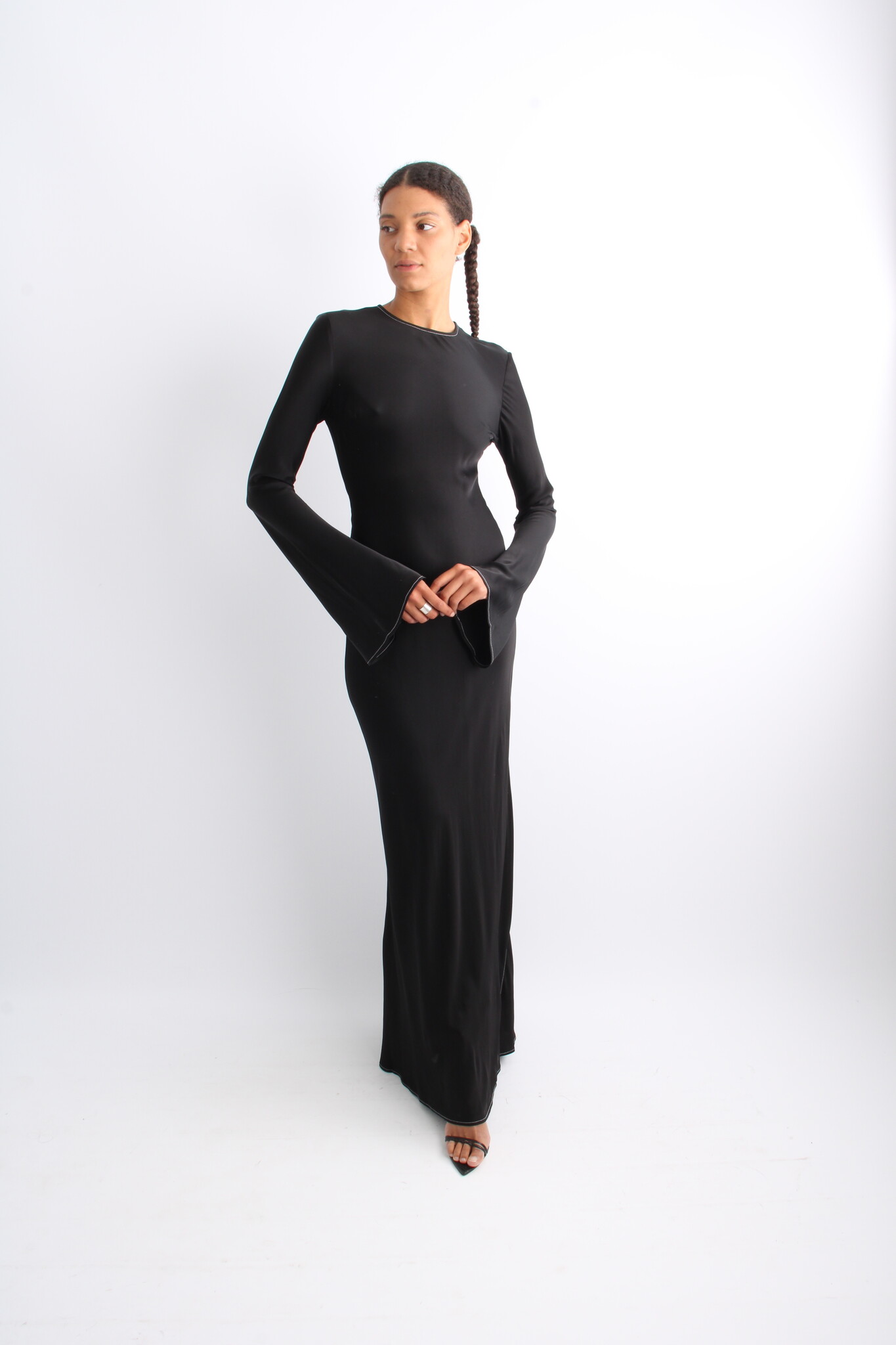 Rotate Satin Maxi Dress