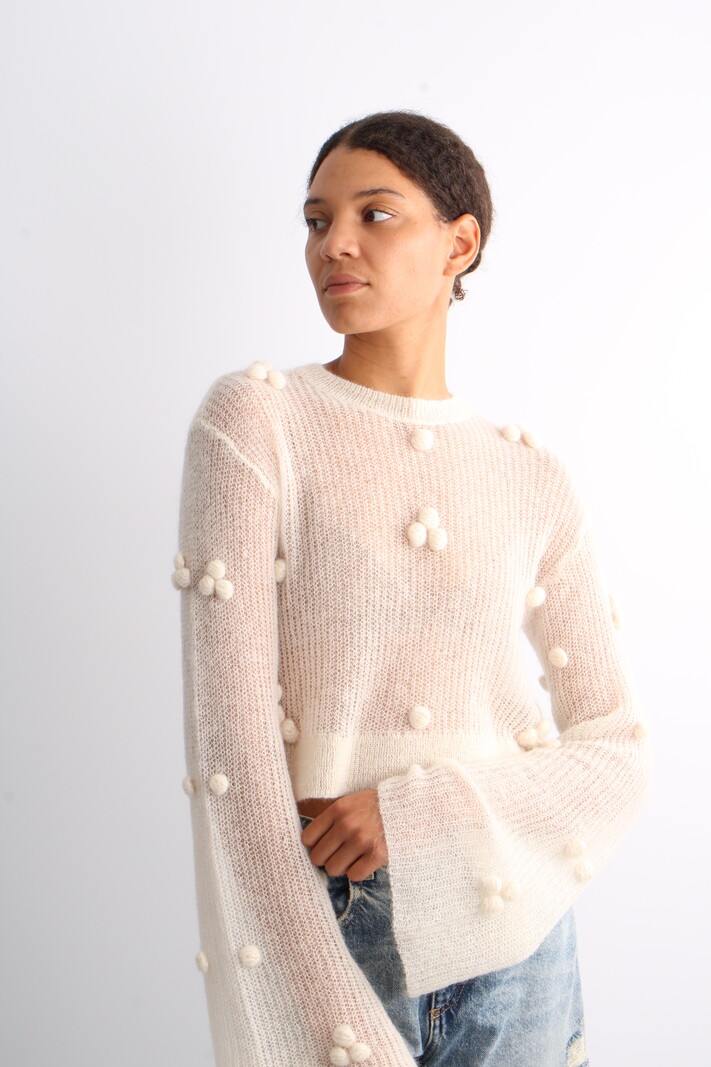 Rotate Light Knit LS Sweater