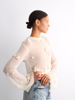 Rotate Light Knit LS Sweater