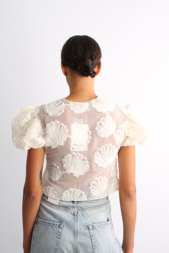 House of Sunny Scattered Shells Blouse