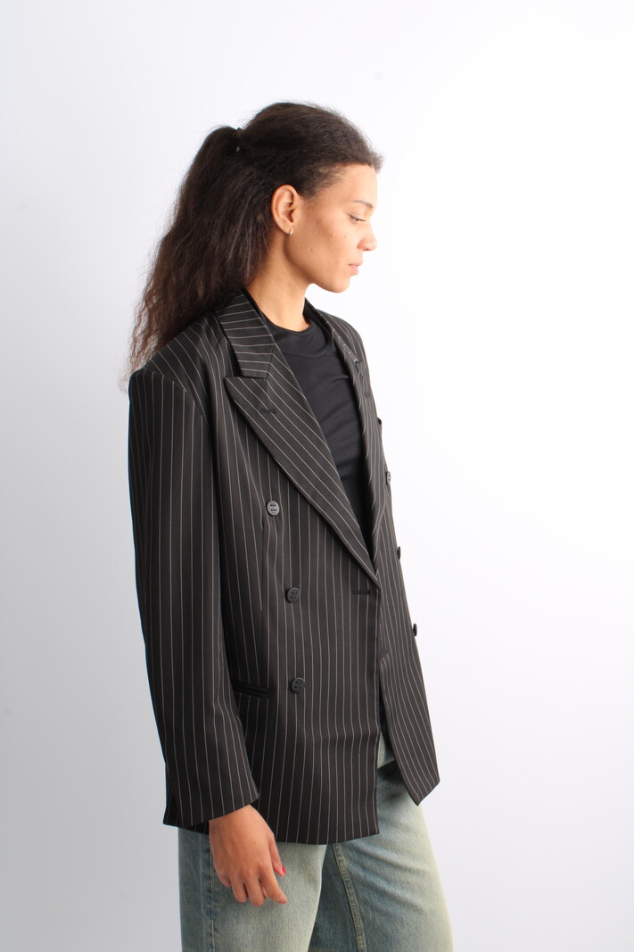 House of Sunny Pinstripe Blazer