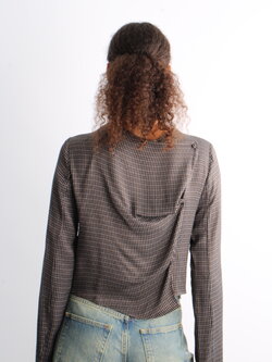 Remain Drapy Check Shirt