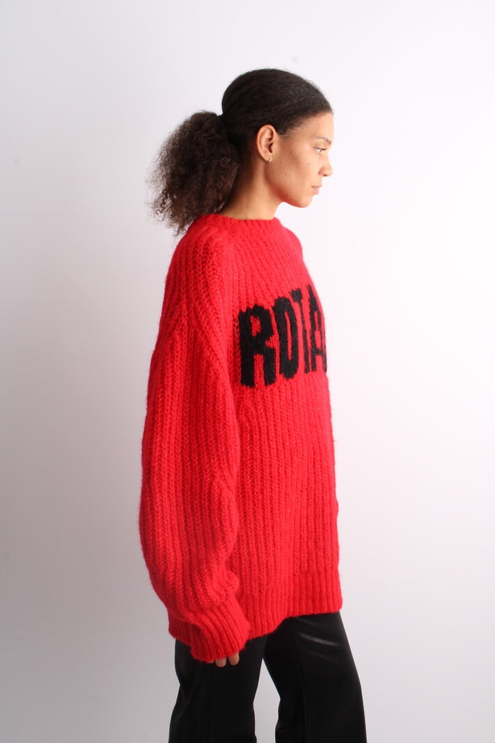 Rotate Knitted Logo Sweater