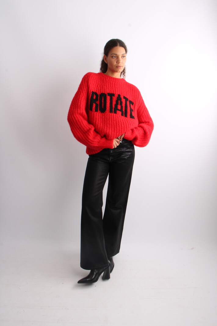 Rotate Knitted Logo Sweater