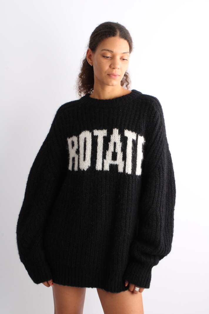 Rotate Knitted Logo Sweater