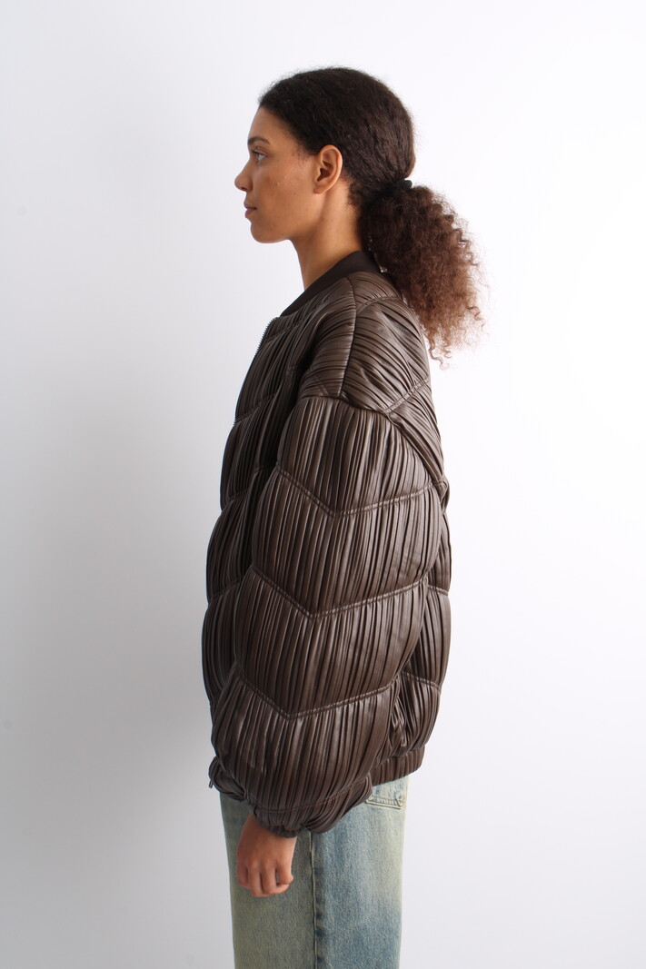 Rotate Pleated Bomber Jacket