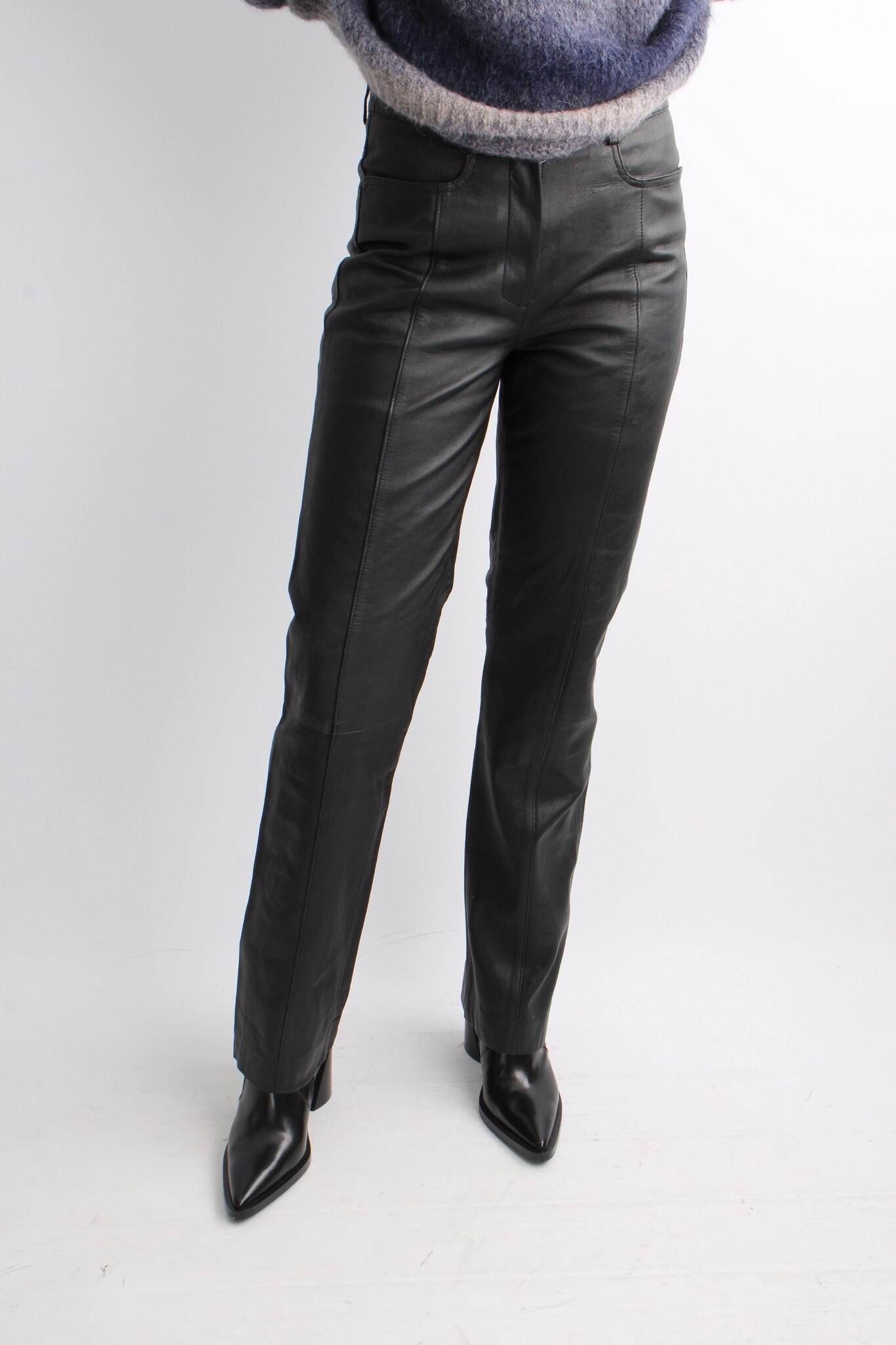 Remain Straight Leather Pants