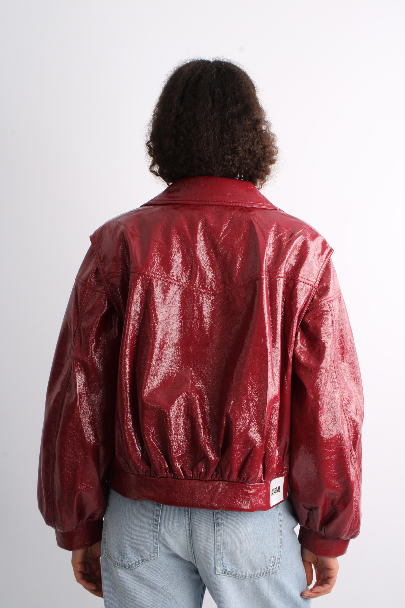 Laagam Cupido Faux Leather Bomber