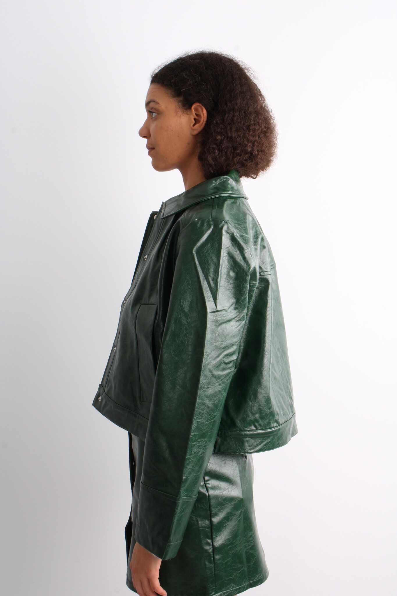 Laagam Lena Faux Leather Jacket