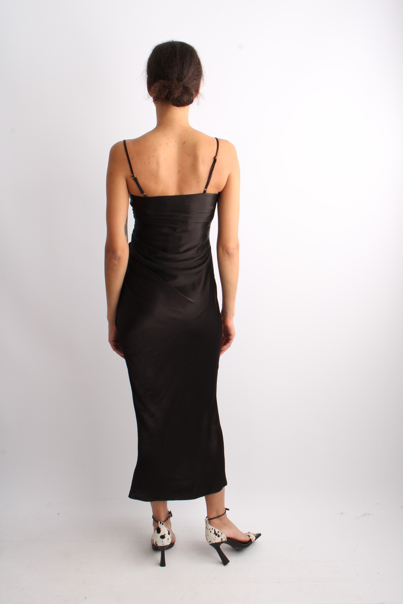 Shona Joy Sansa Ruched Midi Dress