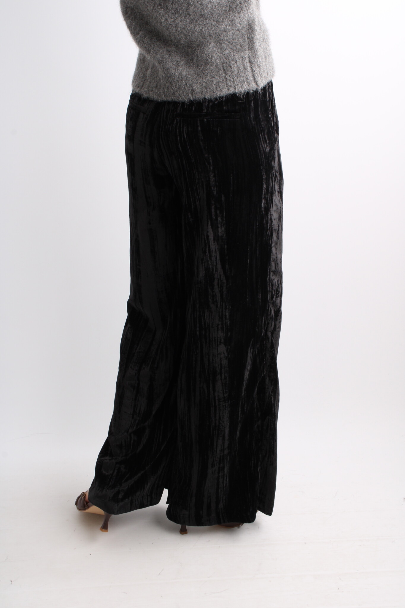 2ndday Alex Crinkled Velvet Trousers