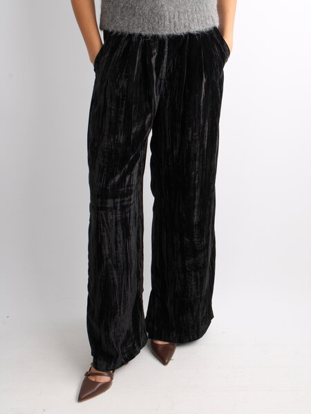 2ndday Alex Crinkled Velvet Trousers