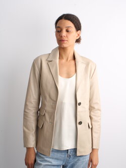 2ndday Gemini Shiny Leather Jacket