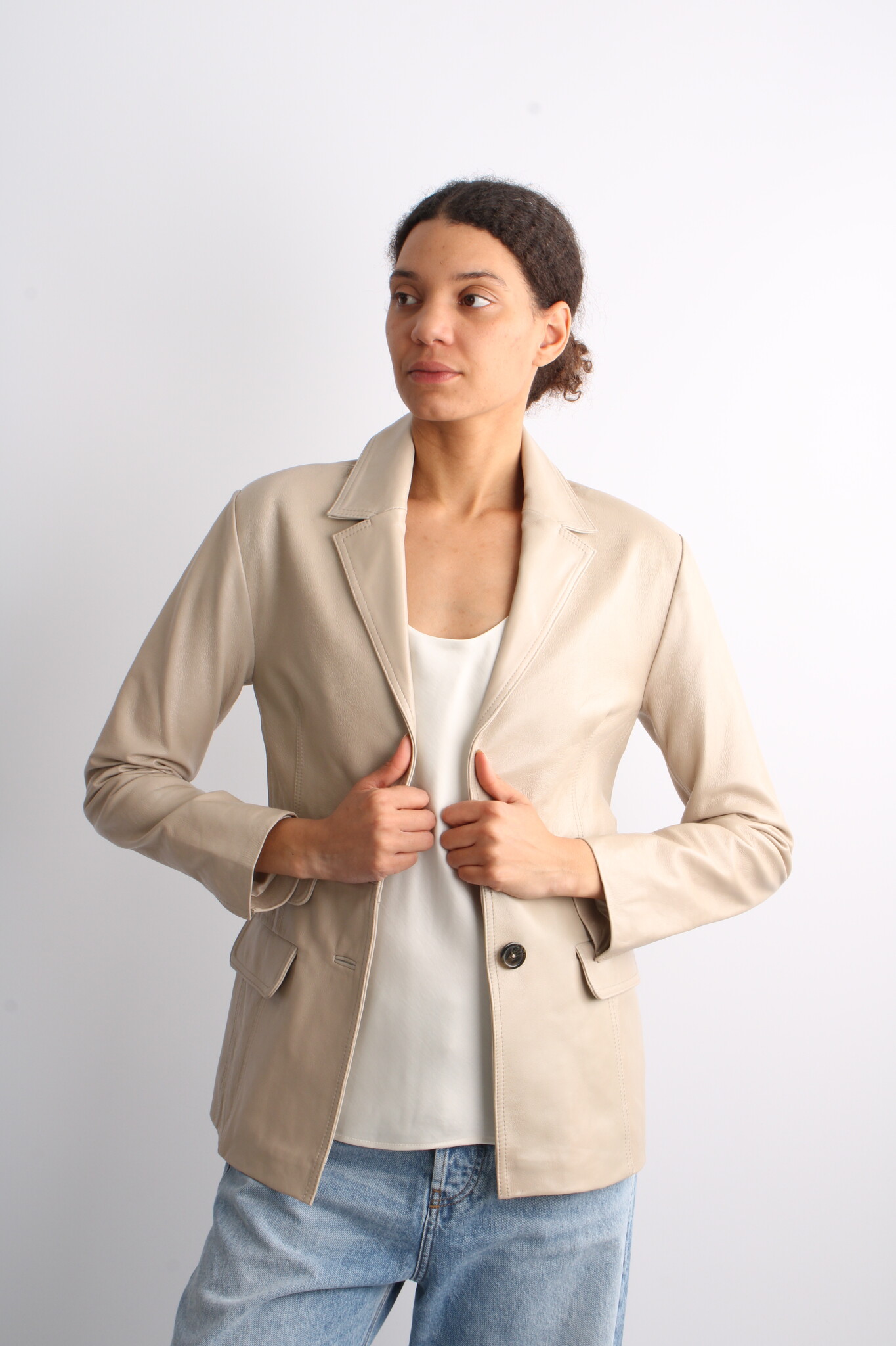 2ndday Gemini Shiny Leather Jacket