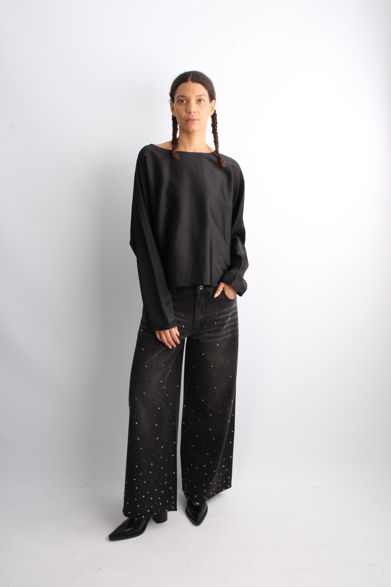 House of Sunny Crystallized Jeans