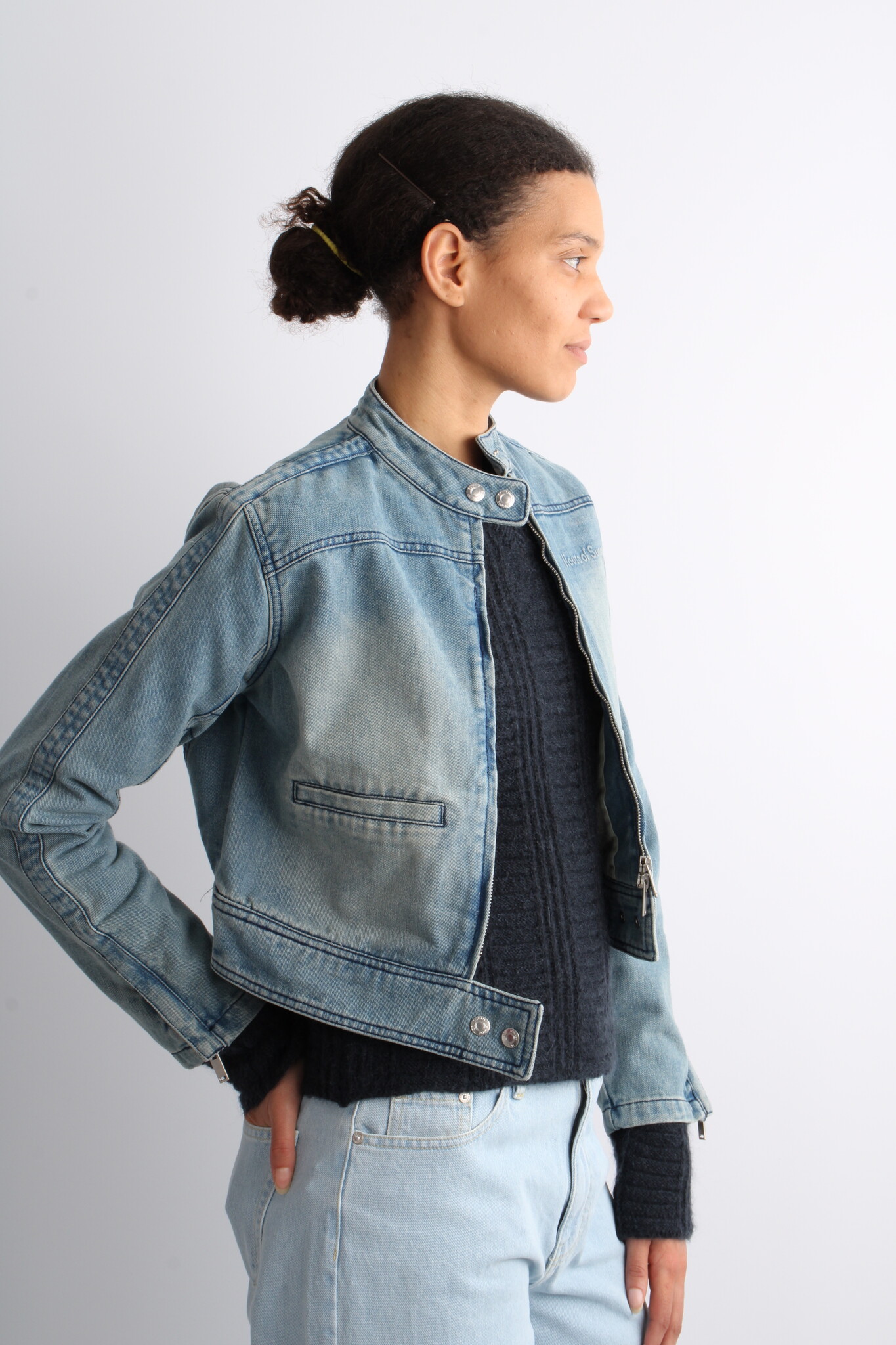 House of Sunny Cropped Boxy Racing Jacket