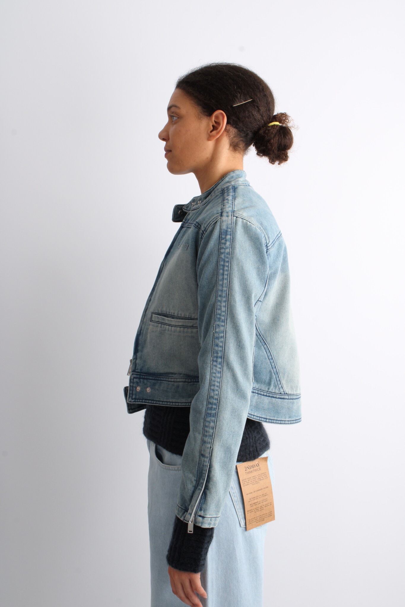House of Sunny Cropped Boxy Racing Jacket