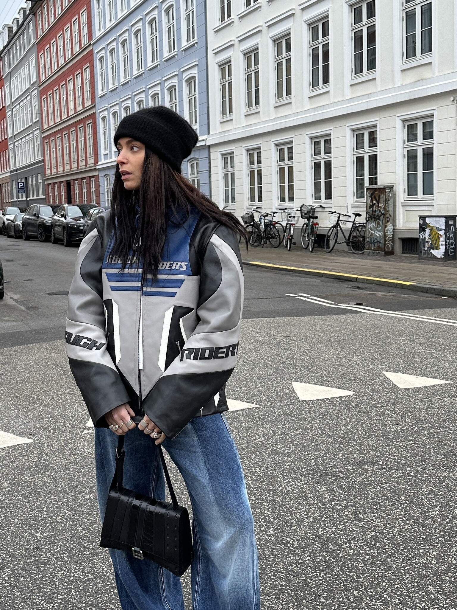 Rough Riders RR Leather Biker Jacket