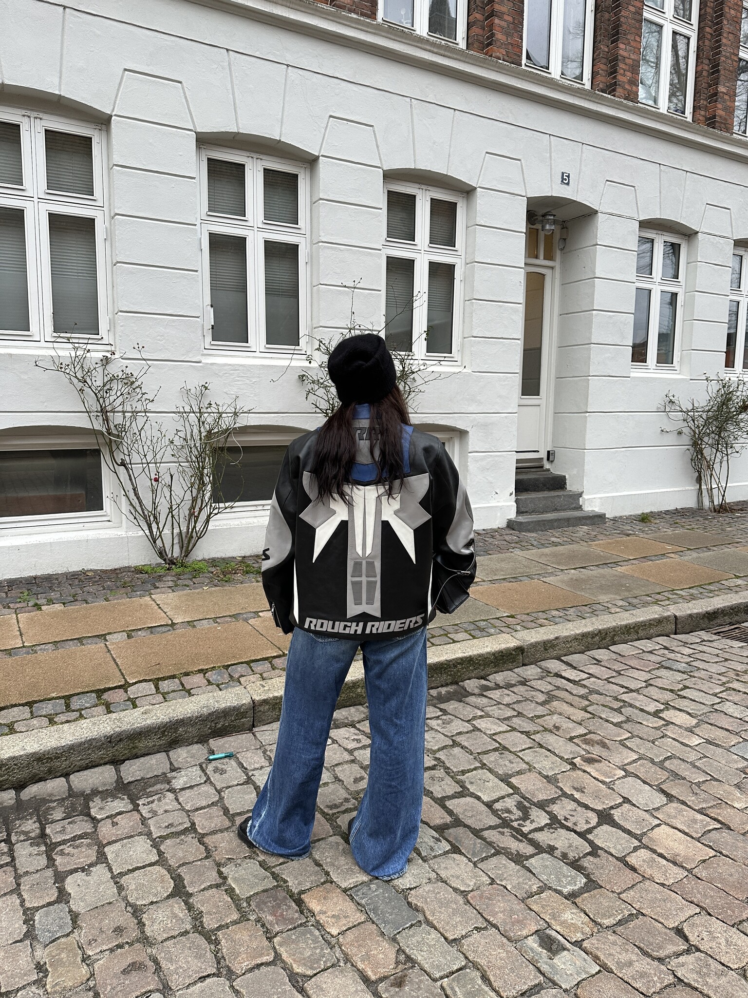 Rough Riders RR Leather Biker Jacket