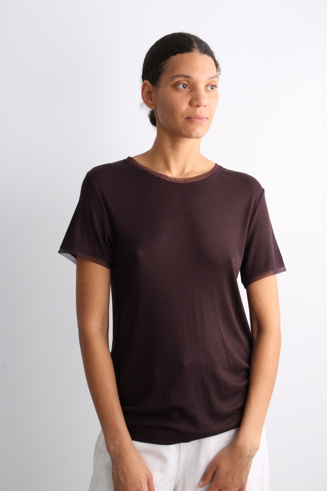 Remain Mesh Trim T-shirt