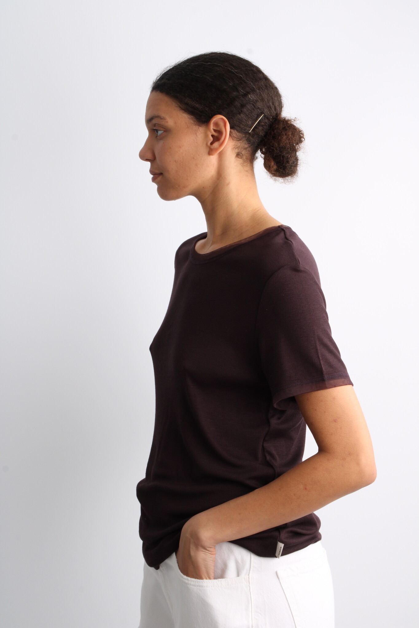 Remain Mesh Trim T-shirt