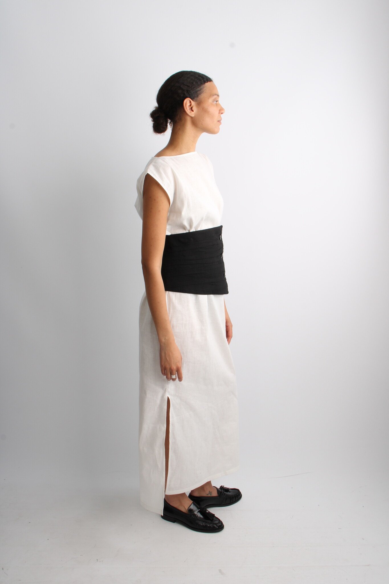 KM By Lange Long Linen Dress