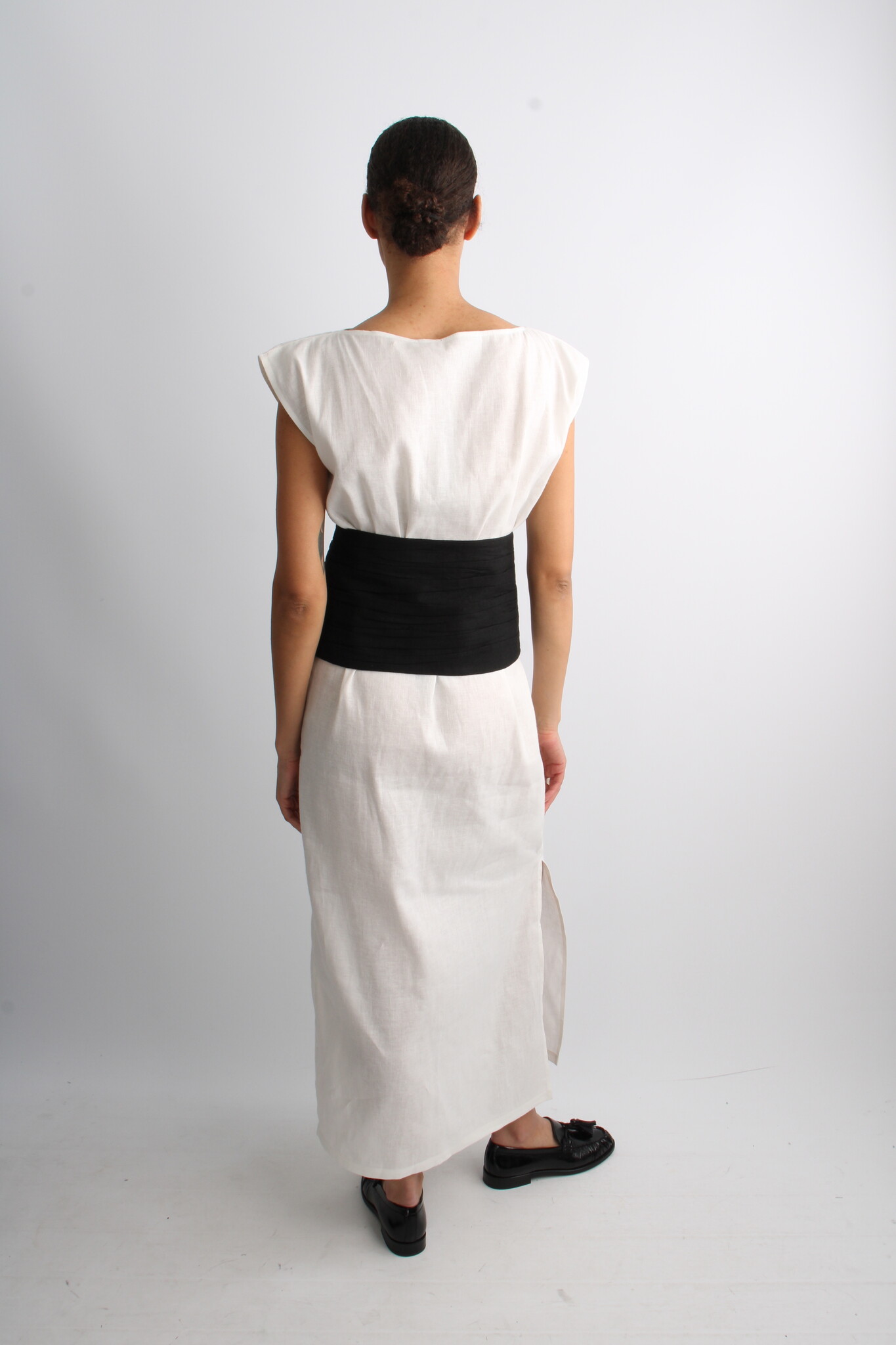 KM By Lange Long Linen Dress