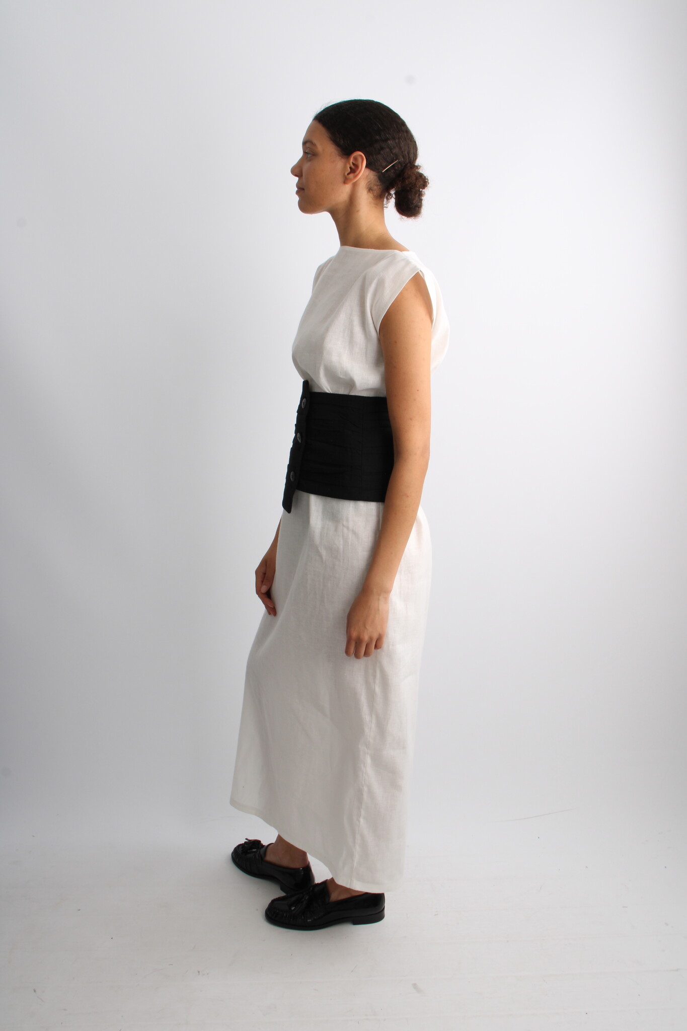 KM By Lange Long Linen Dress