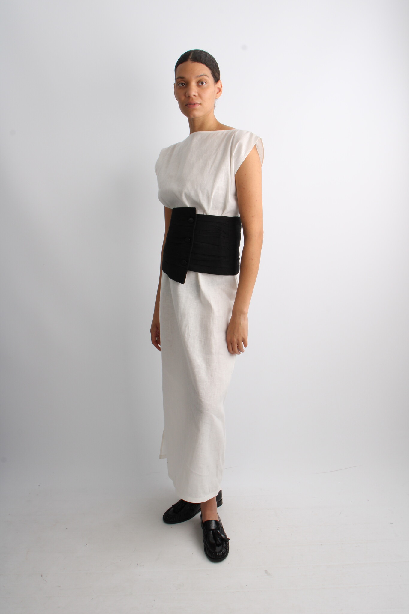 KM By Lange Long Linen Dress