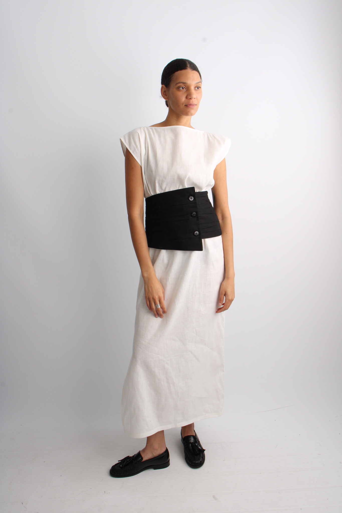 KM By Lange Long Linen Dress
