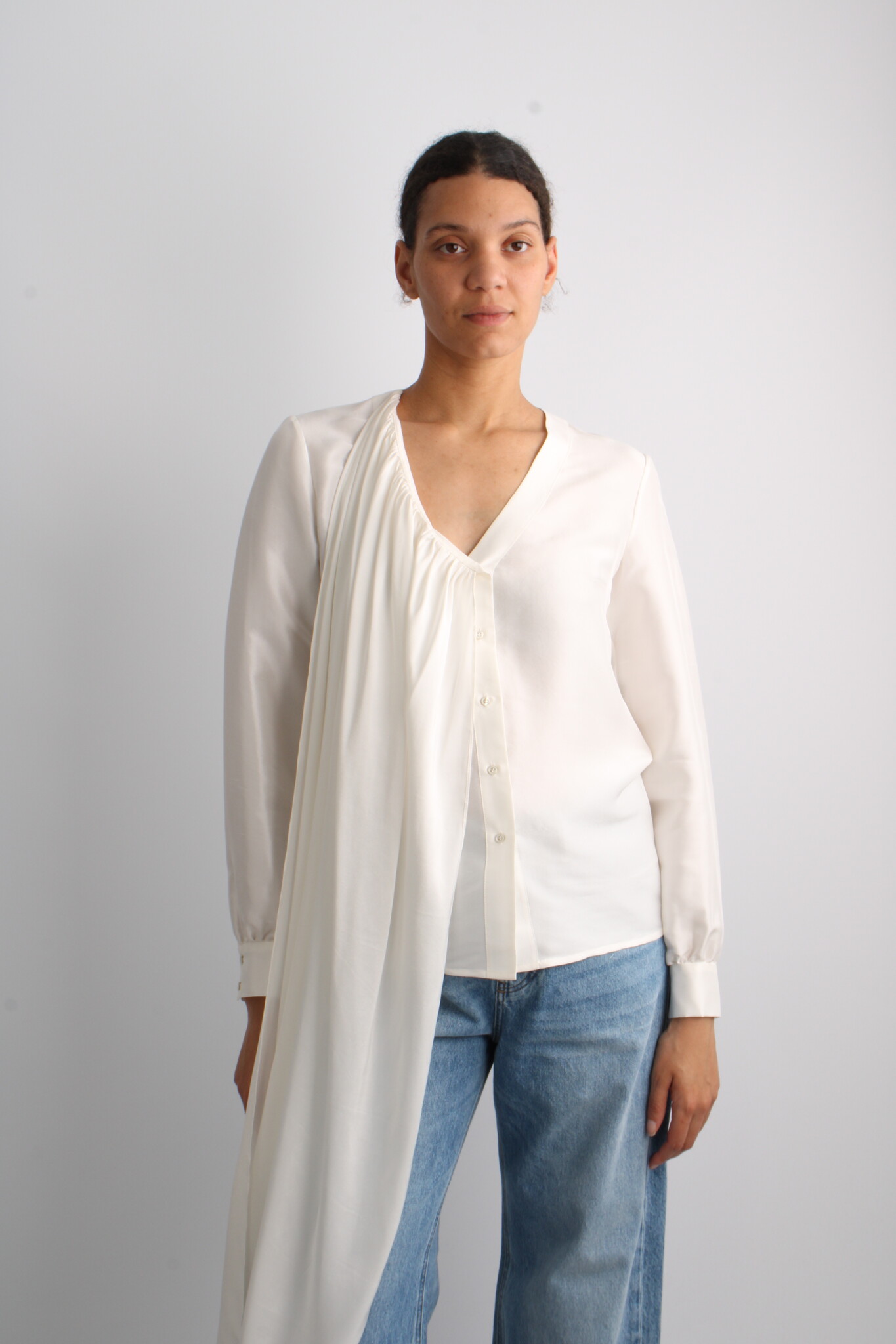 KM By Lange Dnipro Long Tie Blouse