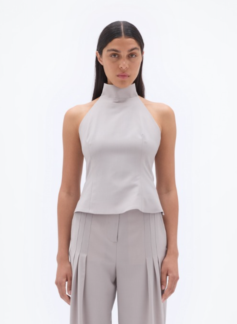 ● ROLAROLA ● HALTER NECK LAYERED ONEPIECE GRAY 楽天市場】[SALE]CLANE : [レディース]HALTER LAYERED ONEPIECE
