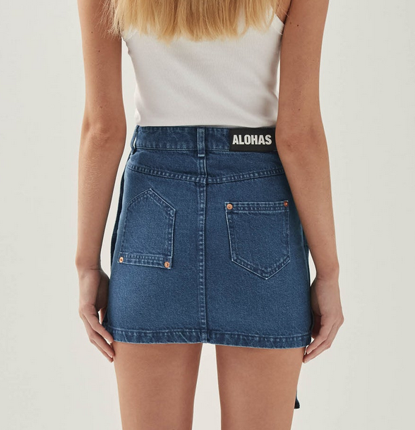 Alohas Hada Denim Skirt