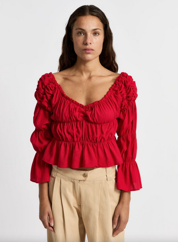 Laagam Sadie Linen Blouse
