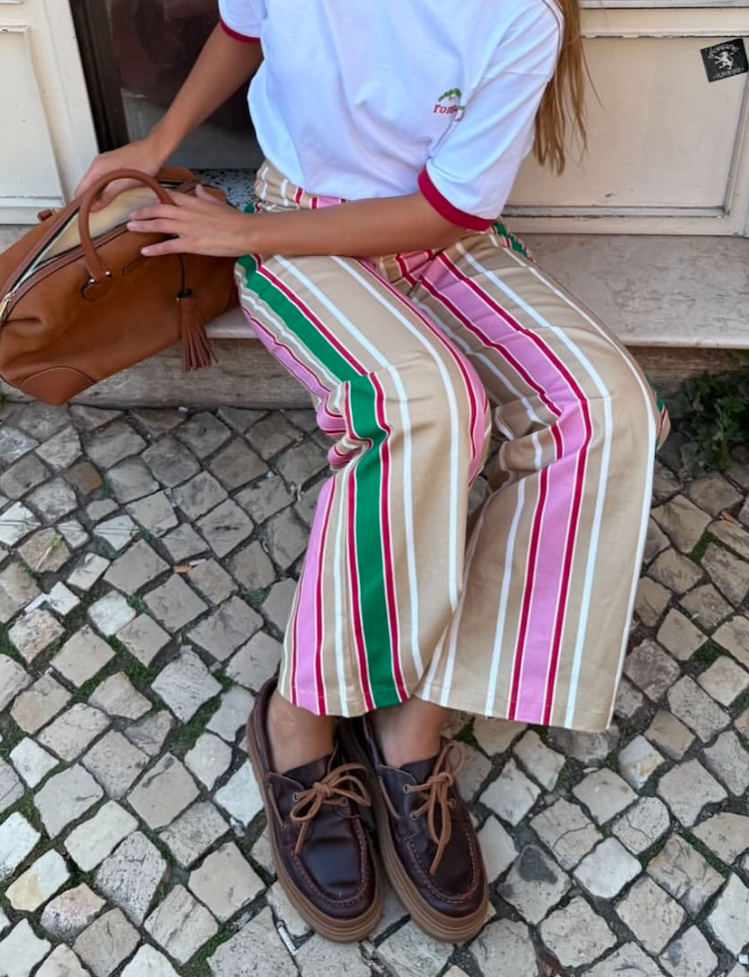 Laagam Leroy Striped Trousers