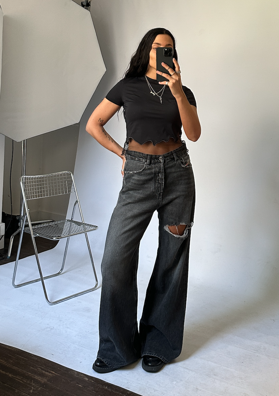 Diesel 1996 D-SIRE Ripped Jeans