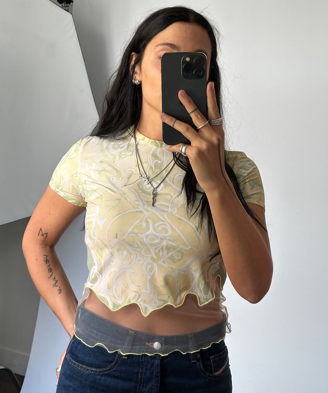 Diesel Women T-Inlay T-Shirt