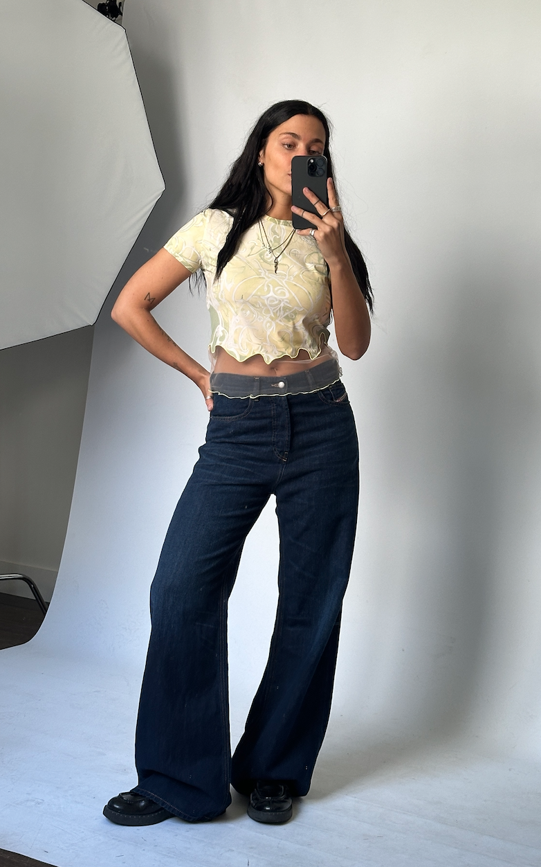 Diesel Women T-Inlay T-Shirt