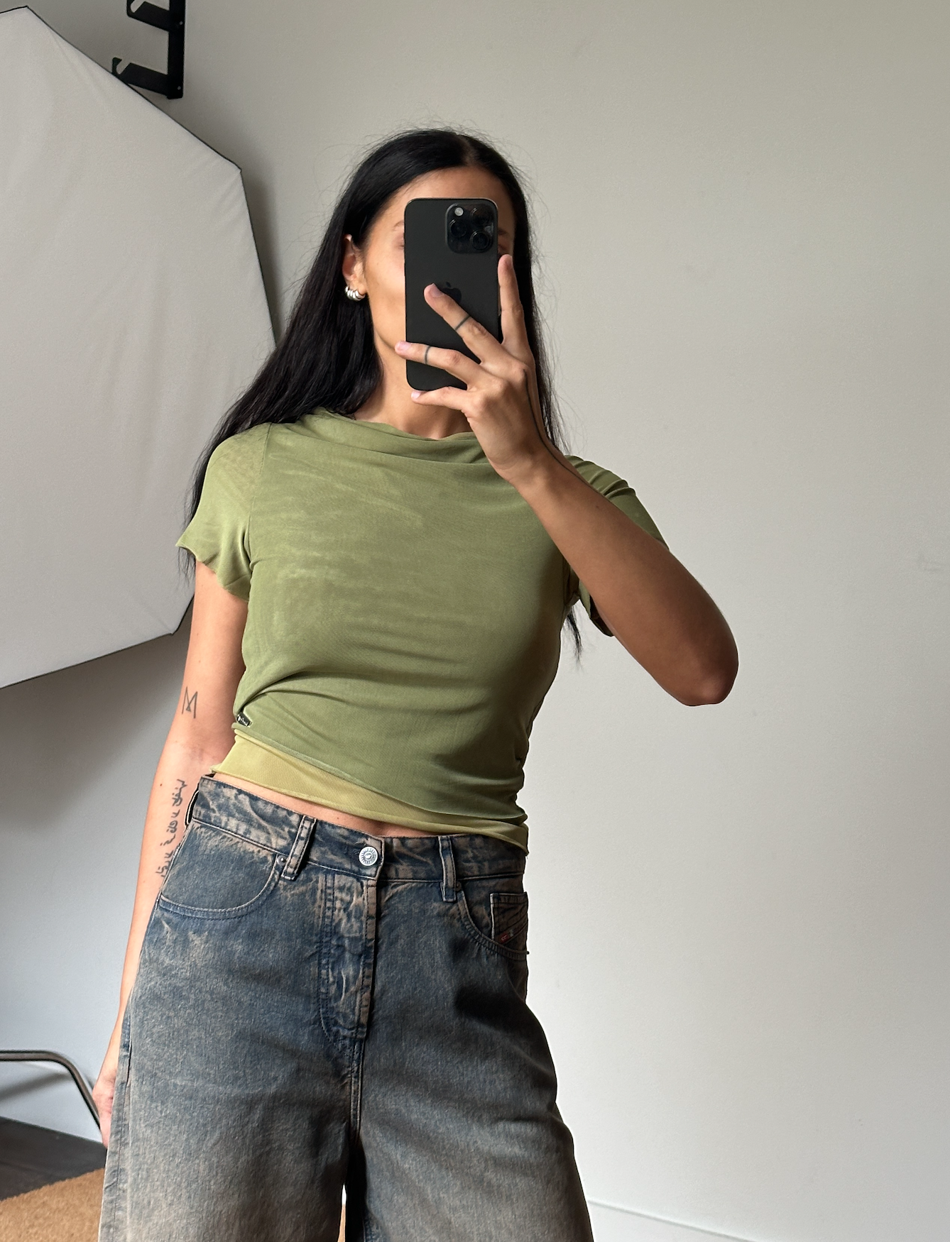 House of Sunny Multi Layer Mesh Top