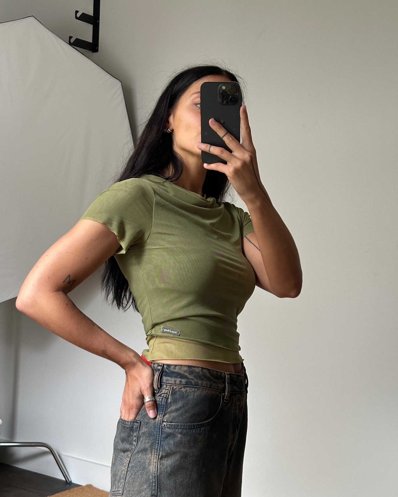 House of Sunny Multi Layer Mesh Top