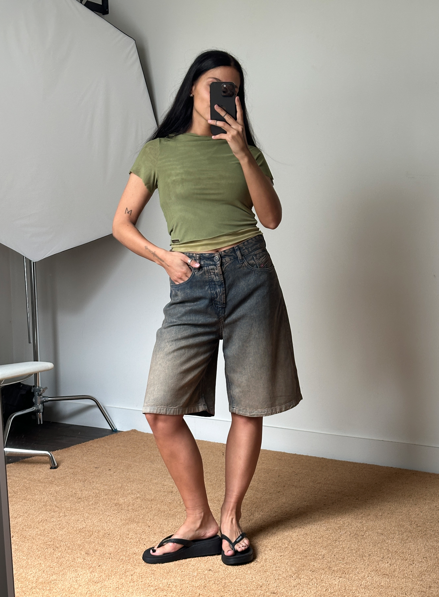 House of Sunny Multi Layer Mesh Top