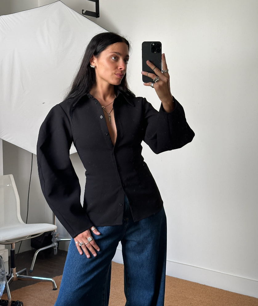 Rotate Suiting Fitted Shirt