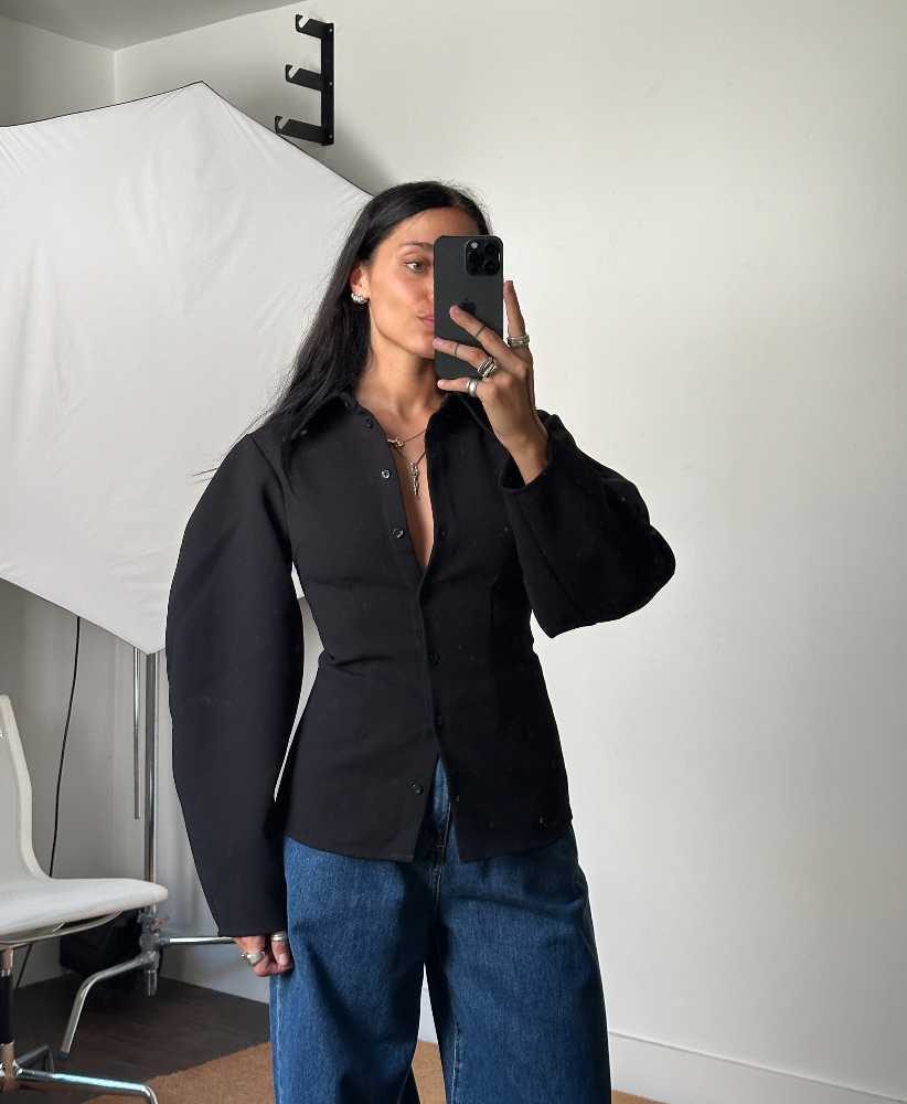 Rotate Suiting Fitted Shirt