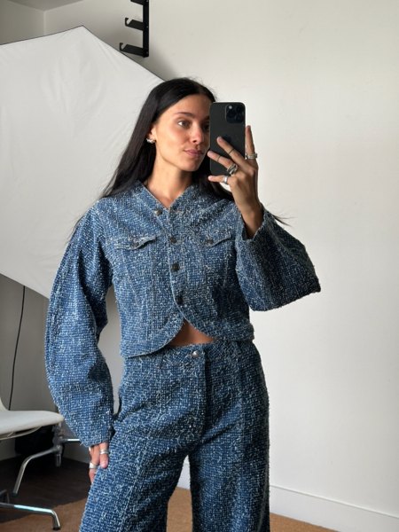 Rotate Denim Loose Fit Jacket