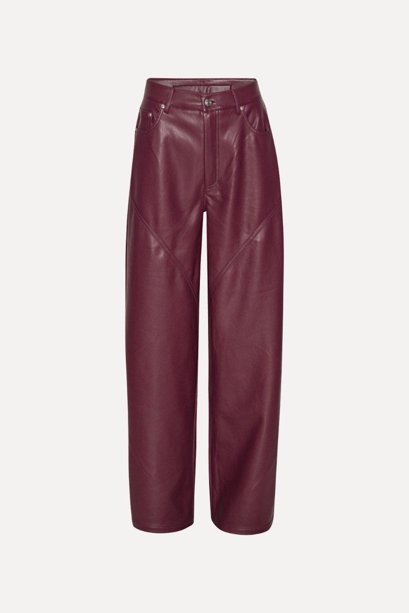 Rotate Mid Waist Piping Trousers