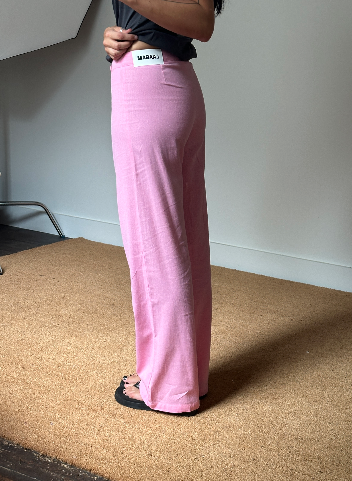 Laagam Beso Linen Trousers